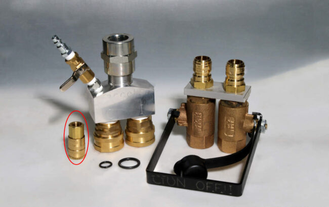 1/4” Fluid Coupler