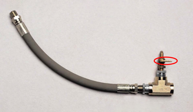 1/4” Turn Valve/Pressure Release