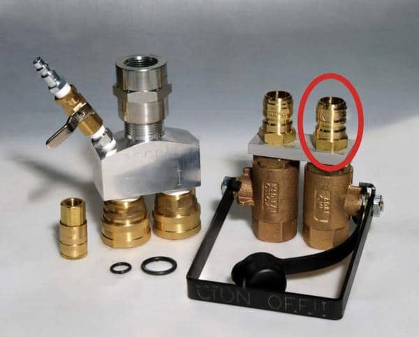 3/4 Quick connect Male